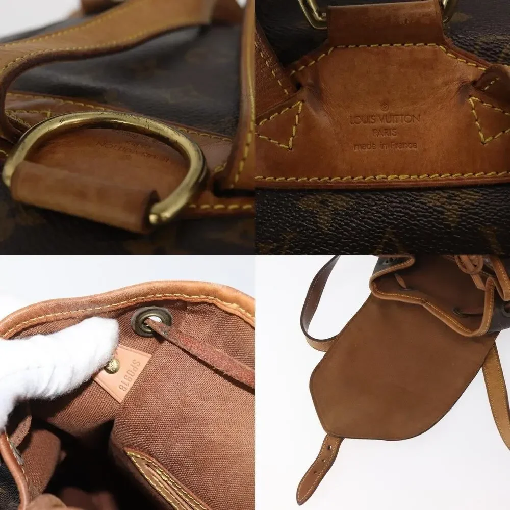 Louis Vuitton Monogram Montsouris MM Backpack Brown